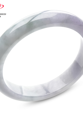 豪8印象P26018P415翡翠手镯圈口58.1mm天然冰糯种淡紫淡绿玉镯