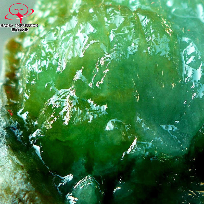 豪8印象Z26200G132老皮壳冰脱沙毛料 缅甸玉天然翡翠原石1120.73g