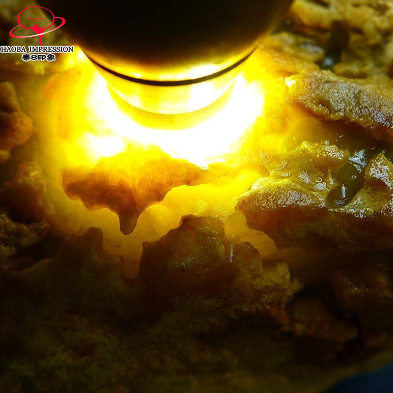 豪8印象Z26120G150满窗黄翡毛料玉石 缅甸天然翡翠原石1821.24g