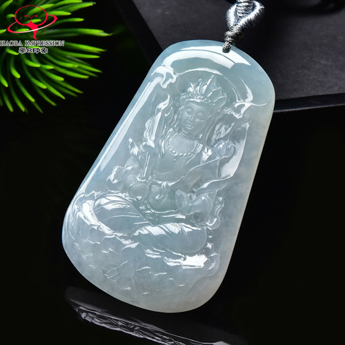 豪8印象手镯之家G26080G199翡翠普贤菩萨吊坠生肖龙蛇守护神挂件