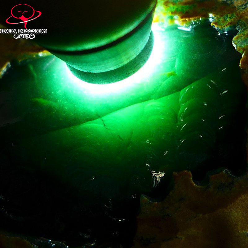 豪8印象Z26100G158种老发黑老坑好种 天然缅甸玉翡翠原石1000.85g