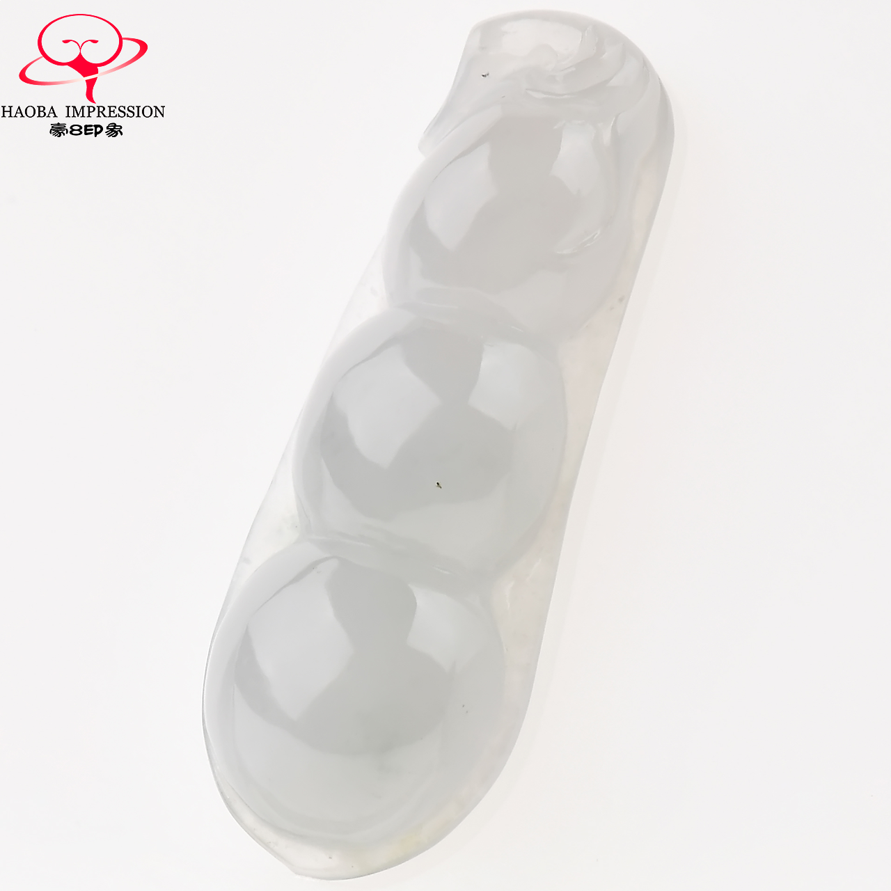 豪8印象X368天然翡翠四季豆吊坠福豆挂件冰种蓝绿缅甸a货玉石珠宝