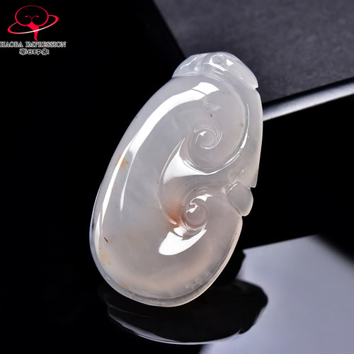 豪8印象翡王妃F25002F221非洲翠如意吊坠天然冰种红翡玉如意挂件