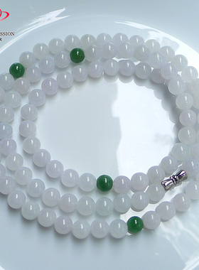 豪8印象手镯之家Z26058Z297翡翠项链天然缅甸冰糯种白月光手串