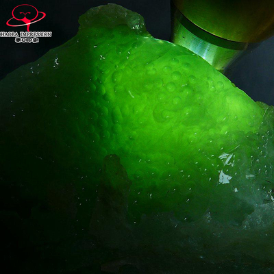 豪8印象Z26030G262冰润带色毛料玉石 缅甸天然翡翠原石482.22g