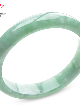 豪8印象P26080P165翡翠手镯圈口59.7mm冰糯种满绿天然缅甸玉镯