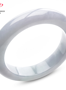 豪8印象P26048P302翡翠手镯圈口51.7mm冰糯种白色天然缅甸玉镯