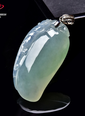 豪8印象手镯之家M25280M525翡翠福瓜吊坠天然冰种甜绿玉福瓜挂件