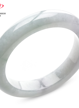 豪8印象手镯之家S825080Y243翡翠手镯圈口54.2mm天然缅甸a货玉镯