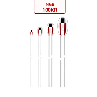 MGB NTC 3950 单端玻封热敏电阻5K 10K 20K 30K 50K 100K 200K