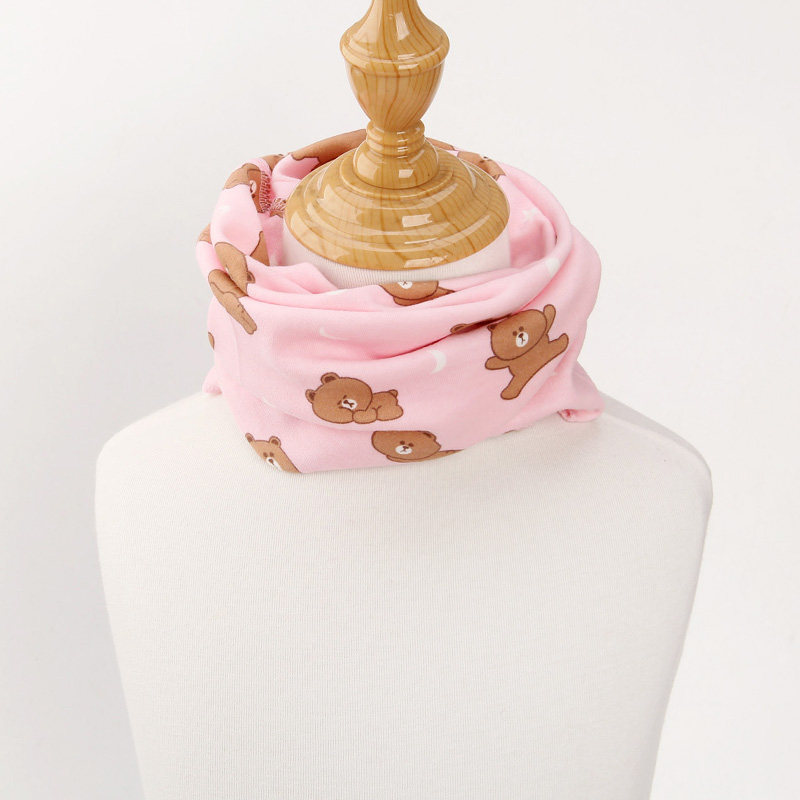 순수 코튼 베이비 가을 겨울 방풍 어린이 후드 및 목 커버 소년과 소녀 기본 따뜻한 목 스카프