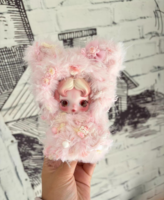 sp娃衣不眠剧场抱抱幽灵光织园skullpanda搪胶毛绒衣服头饰着替