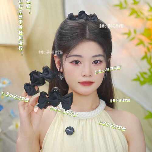 2024新款后脑勺鲨鱼夹子高级感