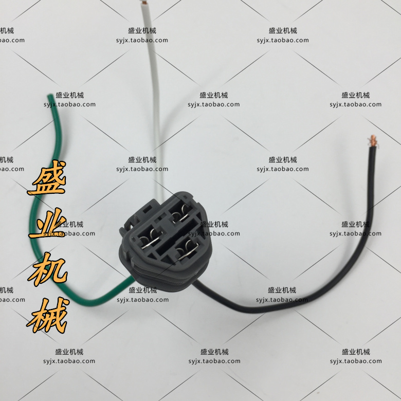 PC200-5PC200-6挖掘机油门马达插头加油马达插头油门电机插