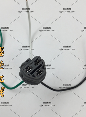 PC200-5PC200-6挖掘机油门马达插头加油马达插头油门电机插