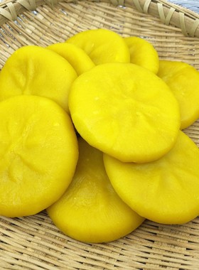 四川重庆达州大竹梁平特产农家自制纯手工糯米黄粑糍粑小吃500克