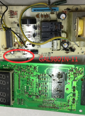 拆机微波炉电脑板GAL9801N-11 WD800ATC20-K4C wd700ctl17-k4