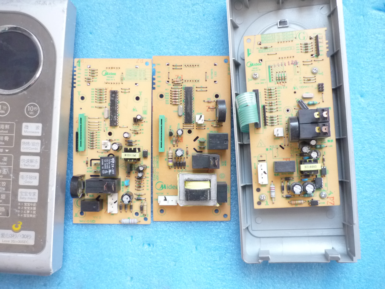 美的微波炉EG823LC3-NS1电脑板EGXCCC3-OK-R/C3-03-R显示电路主板