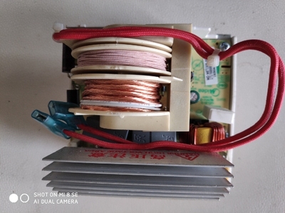 拆机美的X3-233A金色变频微波炉主板高压板MD-MET1500-H5A