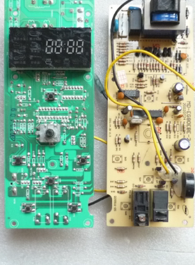 拆机美的微波炉KD 21B-AF电脑板MD-EG80EBE-2控制主板显示电路板