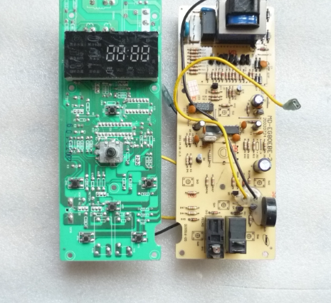 拆机美的微波炉KD 21B-AF电脑板MD-EG80EBE-2控制主板显示电路板