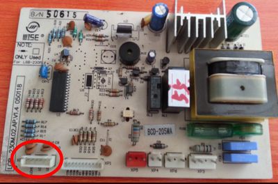 拆机LG冰箱 BCD-205C 电脑板 主板 LGB-230M.02.AP.V1.4 050118