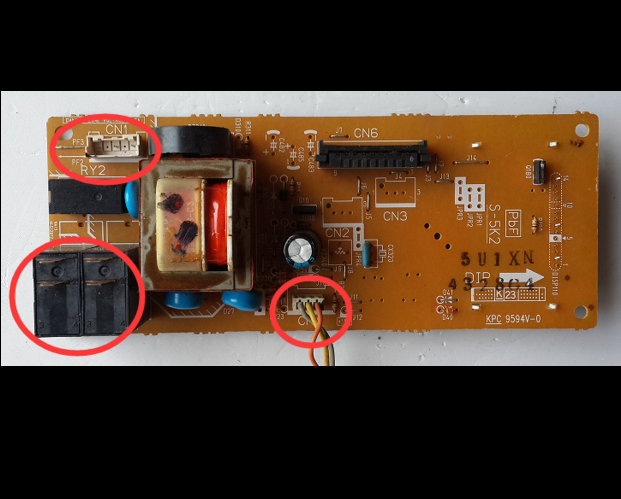 原装松下拆机NN-K542MF NN-K542WF微波炉电脑板 F62605K20AP