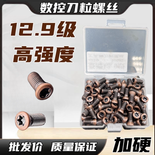 高强度刀粒螺丝12.9级刀柄螺丝梅花刀把螺丝数控刀盘刀片刀杆螺丝
