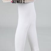 九分裤 初冬珂维8805儿童加绒加厚连裤 袜 轻盈绒女童学生打底裤