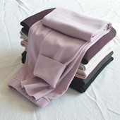 加绒女士秋裤 贴身加厚保暖裤 德绒发热打底裤 内穿棉裤 单件修身 冬季