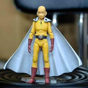 跨境热卖一拳超人琦玉老师figma310关节可动手办模型盒装摆件