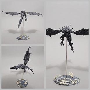 权力的游戏 上古卷轴5 吞噬者 可动奥杜因 龙手办模型 盒装摆件
