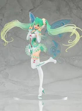 2017 初音 赛车初音 Racing Miku 盒装手办人偶模型站姿底座摆件