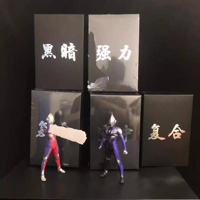 真骨雕迪迦黑暗龙卷爆裂复合强力空中闪耀.ver闪耀型终圣战石化