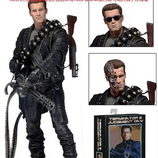 NECA终结者未来战士2 施瓦辛格T800电影手办可动人偶玩具模型
