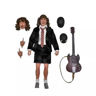NECA AC/DC 安格斯杨 主音吉他手 8寸可动人偶手办模型