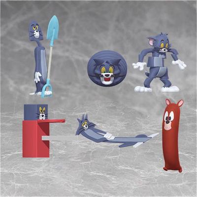 动漫玩具 猫和老鼠 手办 6款第1 3 4弹汤姆猫杰瑞 沙雕猫盒蛋手办