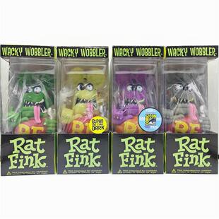 老鼠芬克传奇手办模型摇头公仔 拿扳手工具 机车文化酒吧潮玩摆件