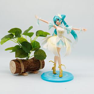美少女初音天鹅湖公主手办灯笼嫦娥擎苍洛天依二次元景品动漫摆件