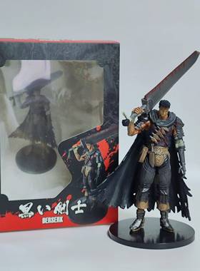 剑风传奇GK改格斯黑色剑士战损染血版手办模型盒装摆件现货