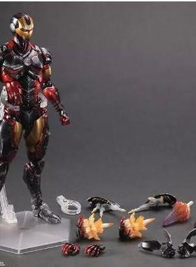 piay arts改 PA改 可动黑色钢铁侠手办模型 红色ironman玩具