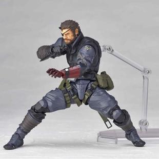 合金装备 自由之子 可动斯内克蛇叔 关节手办 模型 摆件盒装