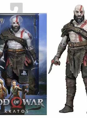 NECA 战神4奎托斯 Kratos God of War 2018盒装可动手办模型