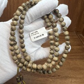 博物馆天然野料达拉干珠串手串108颗0.7 108 14g孤品