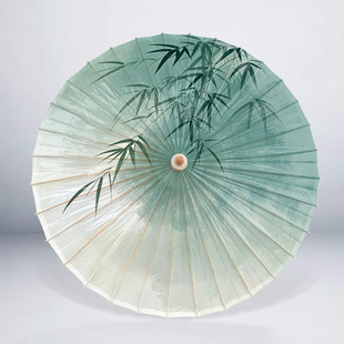 非遗手工油纸伞晴雨两用舞蹈道具汉服走秀中式国风古风伞墨染天青