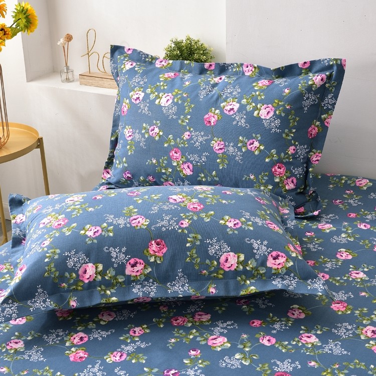 优质田园碎花纯棉床单  全棉老粗布床单纯棉单人双人单件大炕单