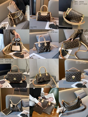 2025普拉狄秋冬新款老花百搭女包手提单肩斜挎女包