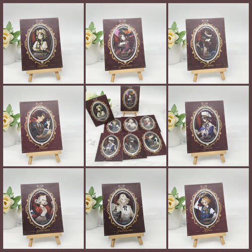 第五人格周边完美杀青系列 椭圆吧唧马口铁徽章 杰克园丁画家