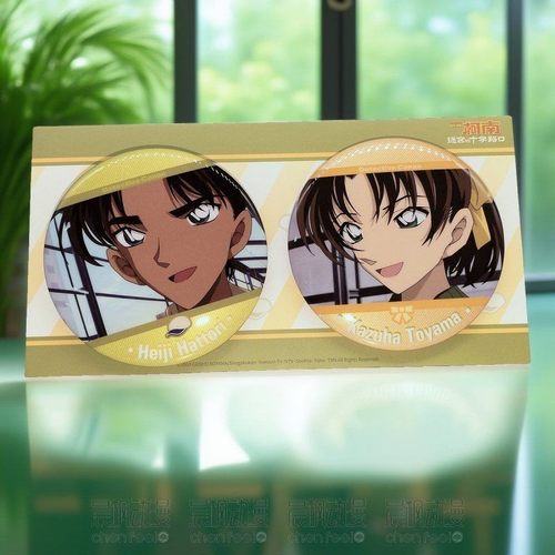 官方正版 名侦探柯南 迷宫的十字路口75MM徽章吧唧套组周边