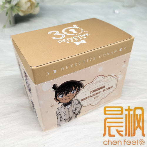 名侦探柯南30周年 礼服系列方形徽章吧唧盲盒全8款  基德安室透